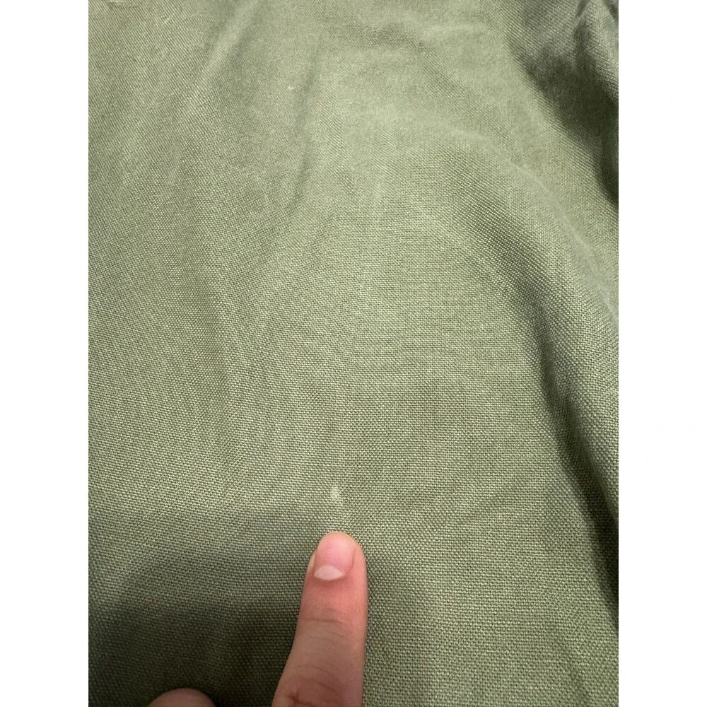 Patagonia Duck Pants Mens 33 Green Canvas Straight Organic Cotton Outdoor Hiking - Picture 9 of 10